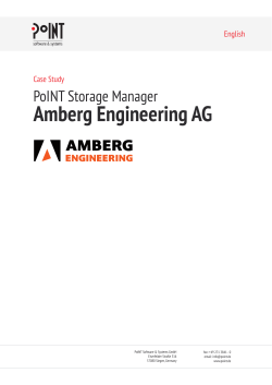 Case Study PoINT Storage Manager Amberg_E