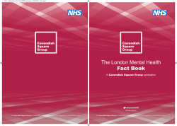 The London Mental Health Fact Book