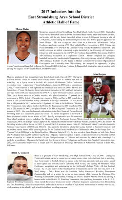 Athletic Hall of Fame Press Release 17