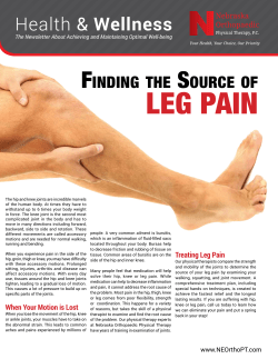 Hip, Knee and Leg Pain - Nebraska Orthopaedic Physical Therapy