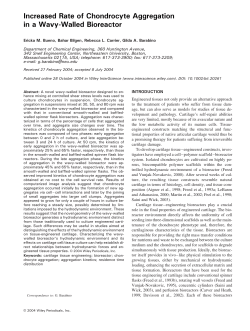 Increased rate of chondrocyte aggregation in a wavy