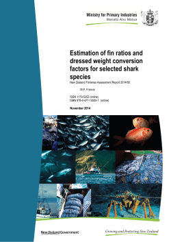 Estimation of fin ratios and dressed weight conversion factors
