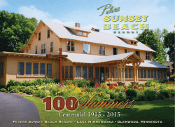 Dedication - Peters Sunset Beach Resort