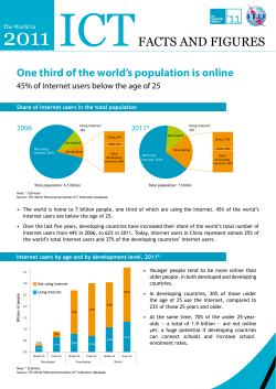 `ICT Facts and Figures`, 2011