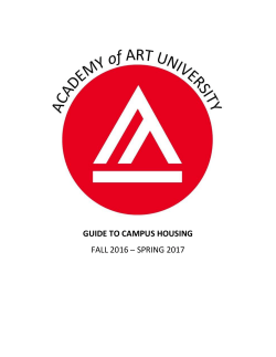 Guide to Campus Housing - Academy of Art University