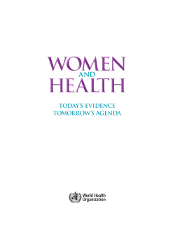 health women - World Health Organization