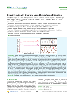 Defect Evolution in Graphene upon Electrochemical Lithiation