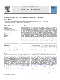Palaeoflood-generating mechanisms on Earth, Mars, and Titan