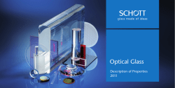 Optical Glass Properties