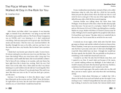 The Place Where We Waited All Day in the Rain for You