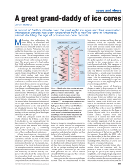 A great grand-daddy of ice cores