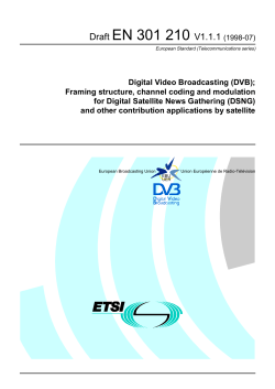 EN 301 210 - V01.01.01 - Digital Video Broadcasting (DVB)
