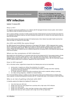 HIV infection