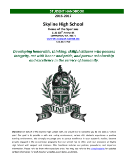 Student Handbook - Issaquah Connect