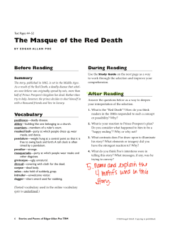 The Masque of the Red Death