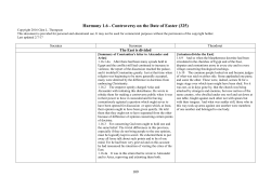 1.6 Controversy on the Date of Easter (325)