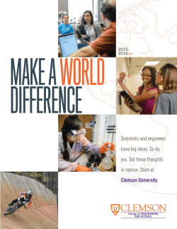 Scientists and engineers have big ideas. So do you. Set those