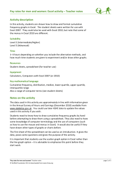 Teacher notes pdf - Nuffield Foundation