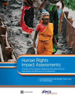Human Rights Impact Assessments