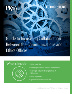 comprehensive reference guide - Public Relations Society of America