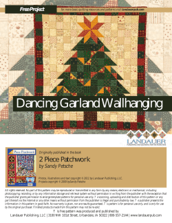 Dancing Garland Wallhanging