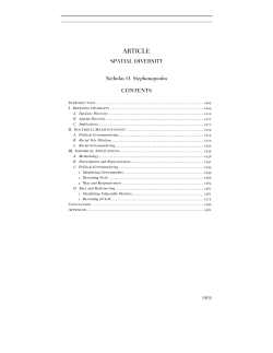 spatial diversity - Harvard Law Review