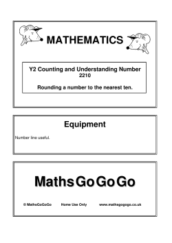 Rounding to the nearest ten