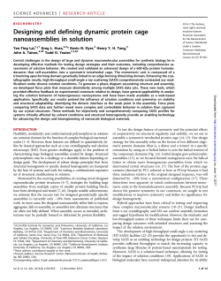 Designing and defining dynamic protein cage nanoassemblies in