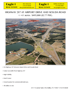 4 acres Highway 287 Brochure