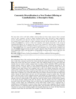Concentric Diversification is a New Product Offering