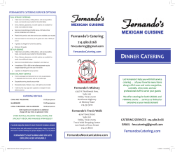 Fernandos_Dinner_Catering - Fernando`s Mexican Cuisine