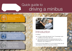 driving a minibus