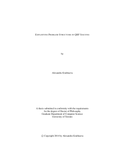Exploiting Problem Structure in QBF Solving