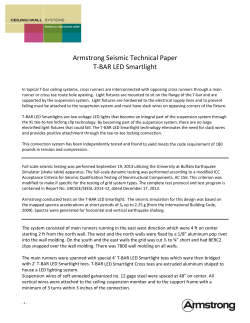 Armstrong Seismic Technical Paper T