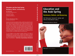Education and the Arab Spring
