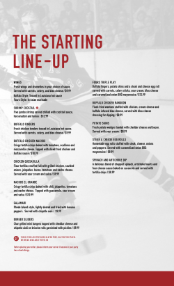 the starting line-up