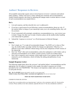 Authors` Responses to Reviews