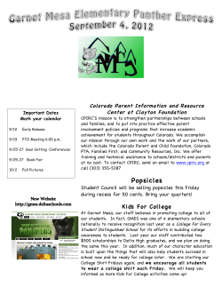 Popsicles - Garnet Mesa Elementary School