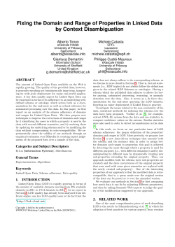 Fixing the Domain and Range of Properties in Linked Data
