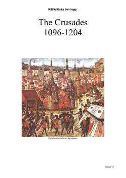 The Crusades 1096-1204
