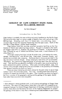 May 1967 - Oregon Department of Geology and Mineral Industries