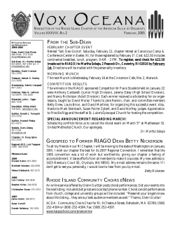 Issue XXXVIII Volume 2 February 2005