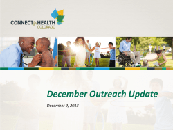 Outreach and Communications Presentation