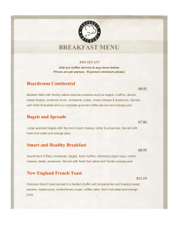 to print this menu - Corporate Caterers West Palm Beach