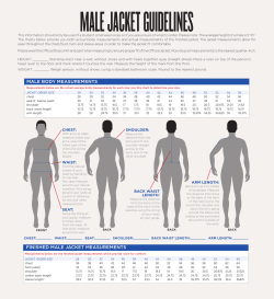 Men`s Jacket Fitting Guide