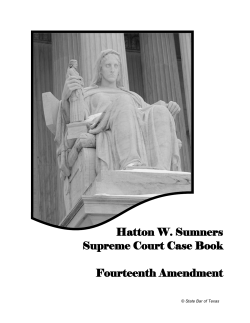Hatton W. Sumners Supreme Court Case Book
