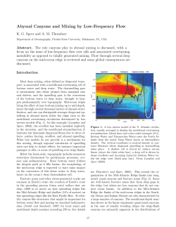 Speer and Thurnherr pdf - School of Ocean and Earth Science and