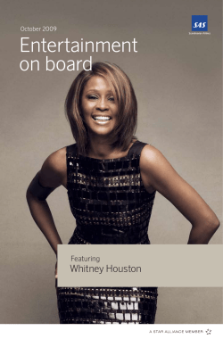 Entertainment on board - Scandinavian Airlines