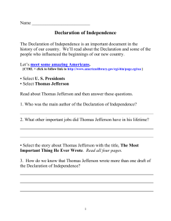 Declaration of Independence