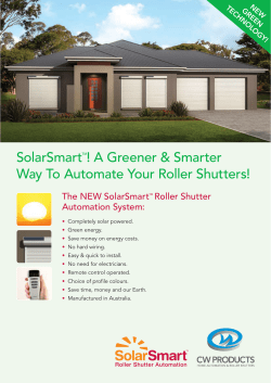 SolarSmart Brochure PDF